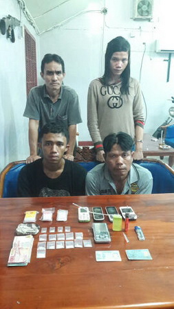 Diduga Nyabu, 4 Warga Mandau Ditangkap Polisi